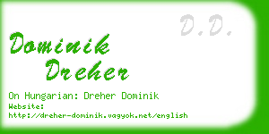 dominik dreher business card